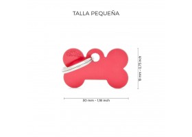 Dog Tag Basic Red Bone
