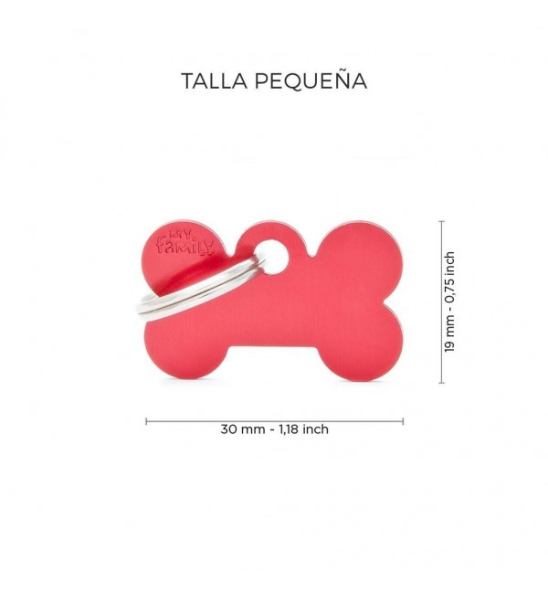 Dog Tag Basic Red Bone