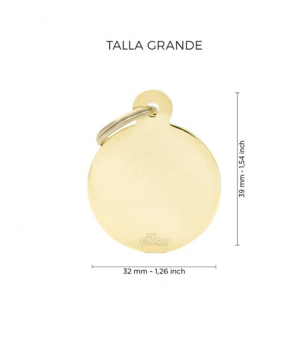 Golden Circle Basic Dog Tag