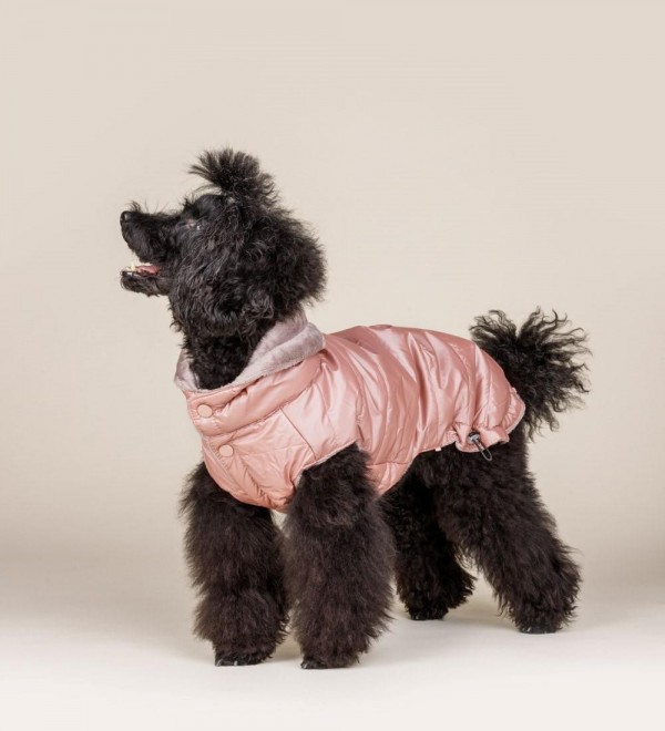 Waterproof dog coat Cristallo Pink