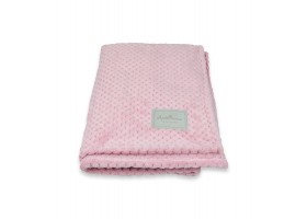 Pink baby blanket