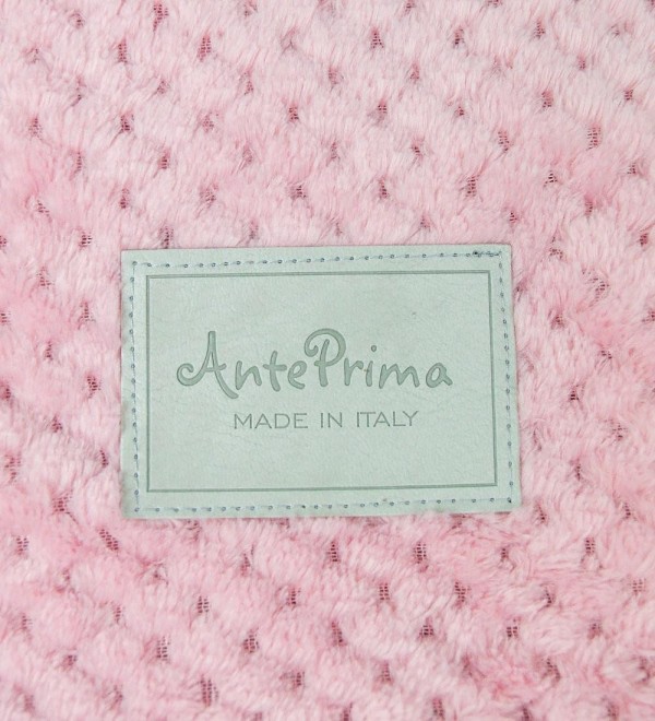 Pink baby blanket