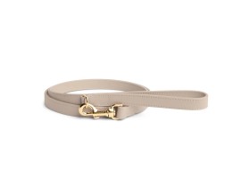 Leash de Cuero para Perro Beige