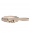 Leash de Cuero para Perro Beige