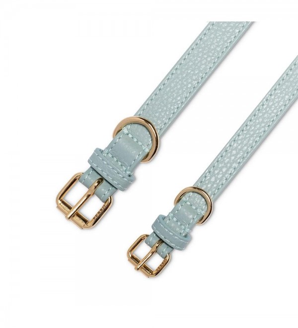 Collar Leather Dog Mint