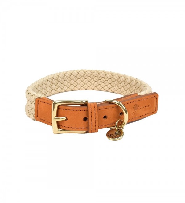 Collar Large Dog Taupe Camel
