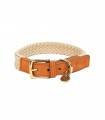 Collar Large Dog Taupe Camel
