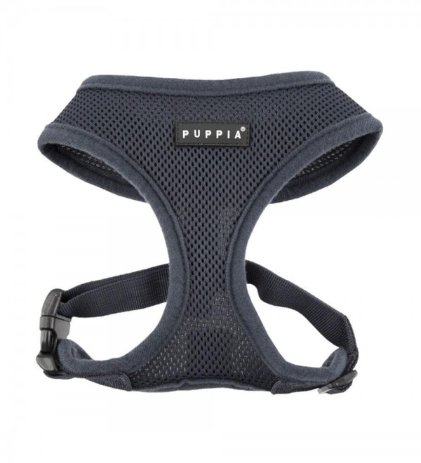 Small Soft Gray Dog Harness
