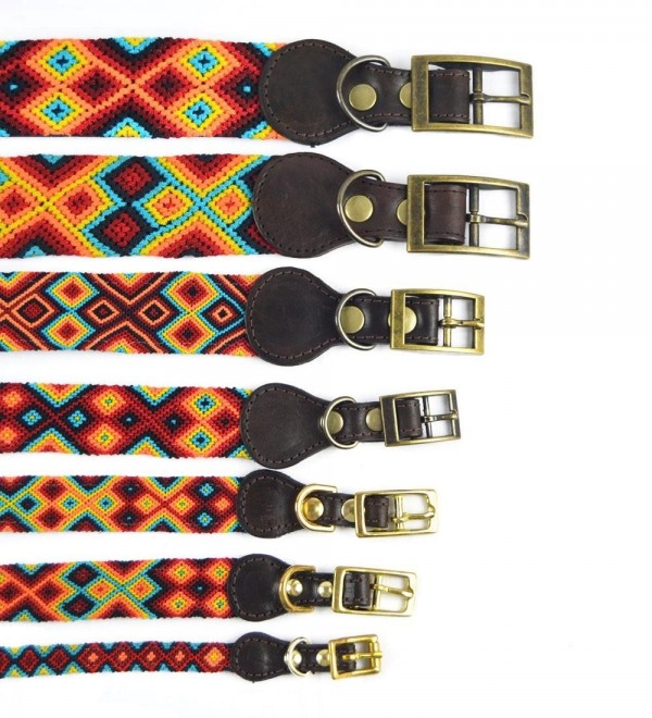 Collar Perro Cuero Artesanal K'Ok