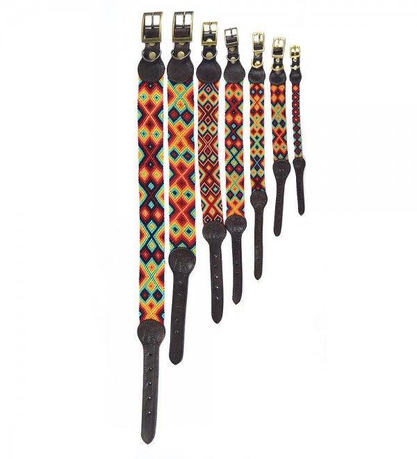 Collar Perro Cuero Artesanal K'Ok