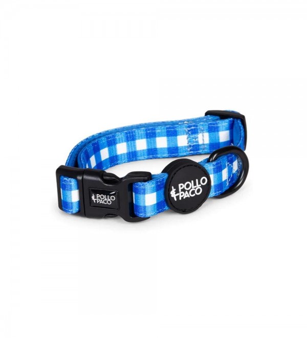 Collar Small Dog Blue Vichy