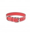 Collar Leather Dog Essential Poppy