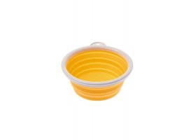 Foldable Dog Feeder and Drinker - Travel Yellow