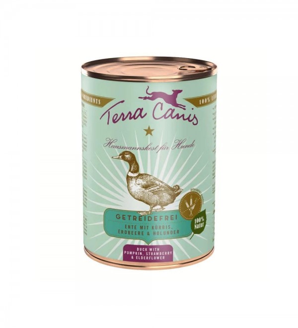 Natural Dog Food Terra Canis - Grain Free Duck Flavor