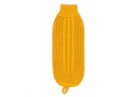 Yellow Braided Dog Sweater