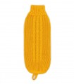 Yellow Braided Dog Sweater