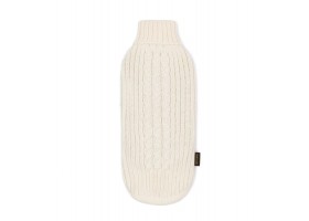 Cream Braided Dog Sweater