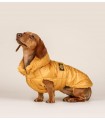 Mustard Feather Dog Coat