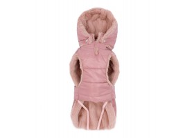 Pink Feathers Dog Coat