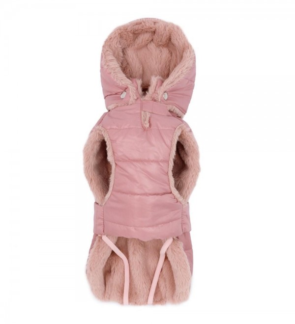 Dog Coat Pink Feathers