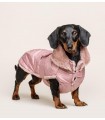 Abrigo para perro Plumas Rosa