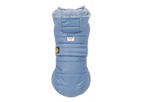 Blue Feather Dog Coat
