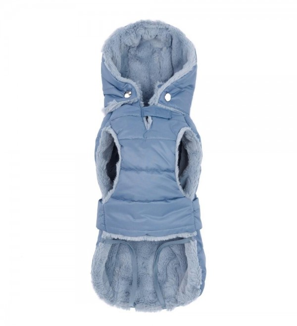 Blue Feather Dog Coat