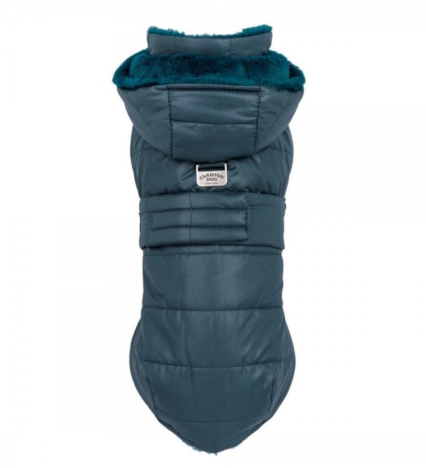 Dog Coat Puffer Green
