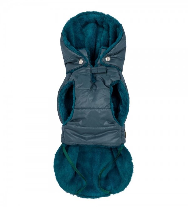 Dog Coat Puffer Green