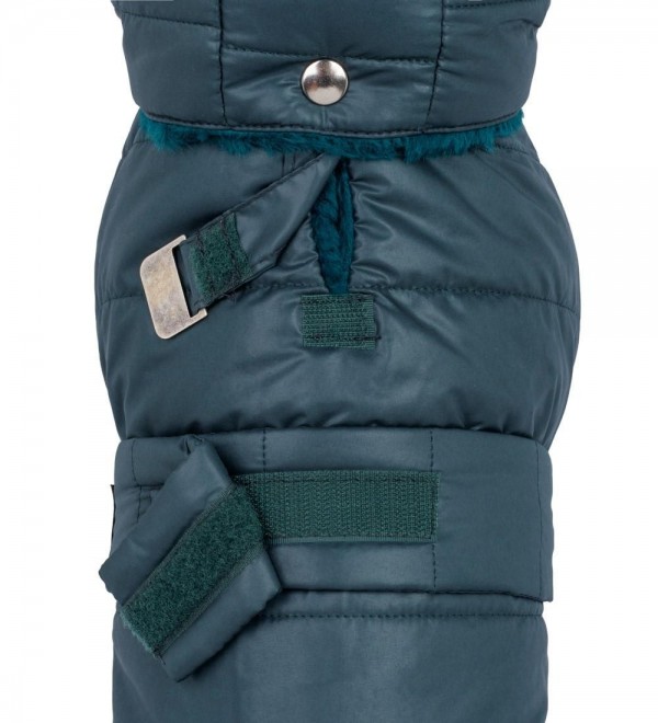 Dog Coat Puffer Green
