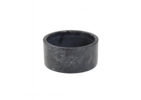 Black Marble Dog Feeder and Waterer