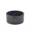 Black Marble Dog Feeder and Waterer