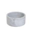 White Marble Dog Feeder and Waterer
