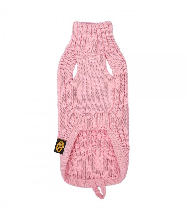 Jersey Para Perro Trenzado Rosa