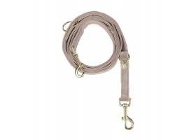 Leash Multiposición Perro Velvet Beige