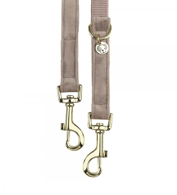 Leash Multiposición Perro Velvet Beige