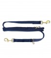 Blue Velvet Multiposition Dog Leash