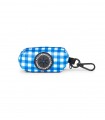 Blue Vichy Dog Bag Holder