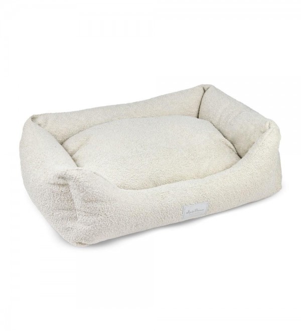 Teddy Beige Dog Bed