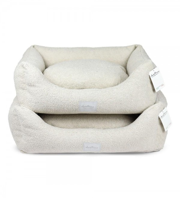 Teddy Beige Dog Bed