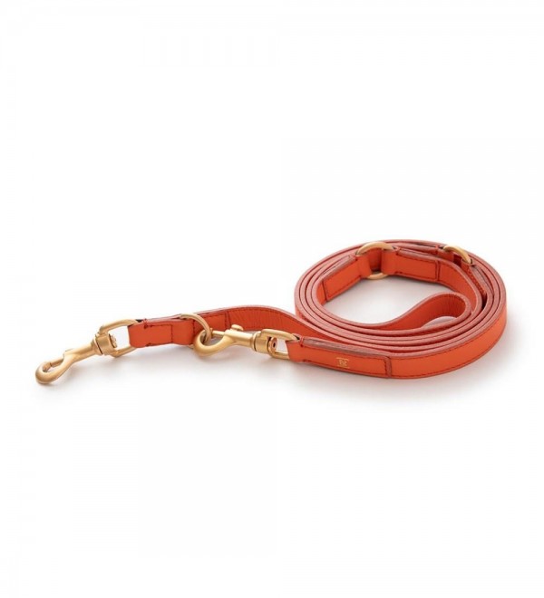 Leash Multiposición Perro Mario Naranja