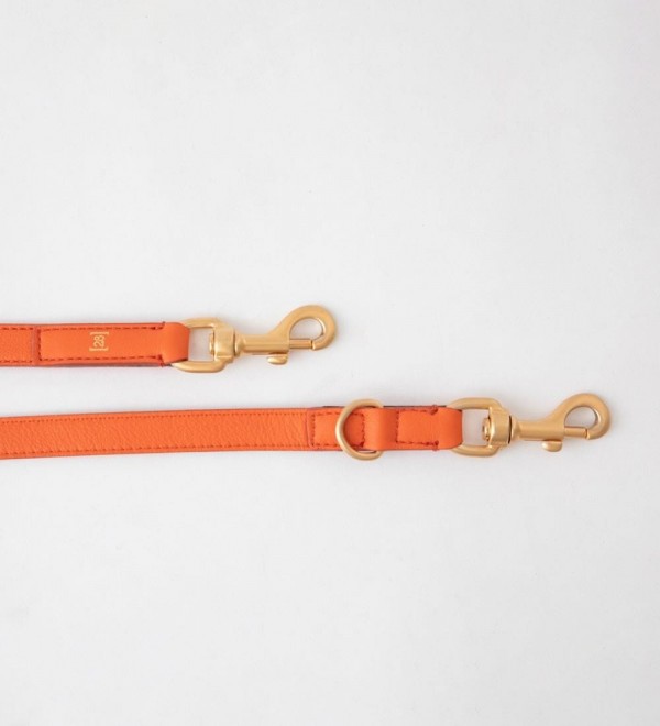 Leash Multiposición Perro Mario Naranja