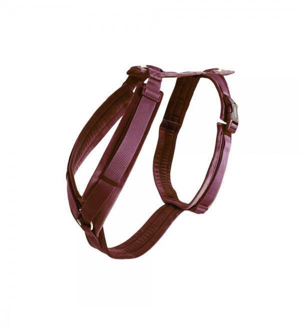 Active Velvet Burgundy Dog Harness