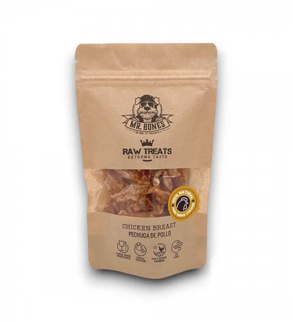 Natural Dog Snacks - Raw Chicken Breast Treats