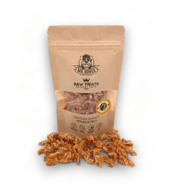 Natural Dog Snacks - Raw Chicken Breast Treats