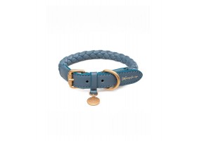 Collar Leather Dog - Ferdinando Blue