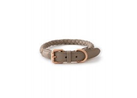 Collar Cuero Perro - Ferdinando Beige