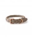 Collar Cuero Perro - Ferdinando Beige