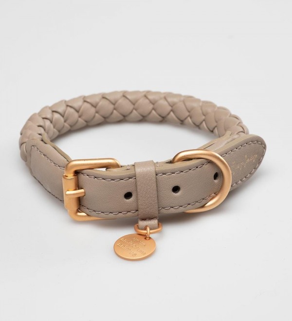 Collar Leather Dog - Beige Ferdinando