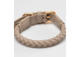 Collar Cuero Perro - Ferdinando Beige